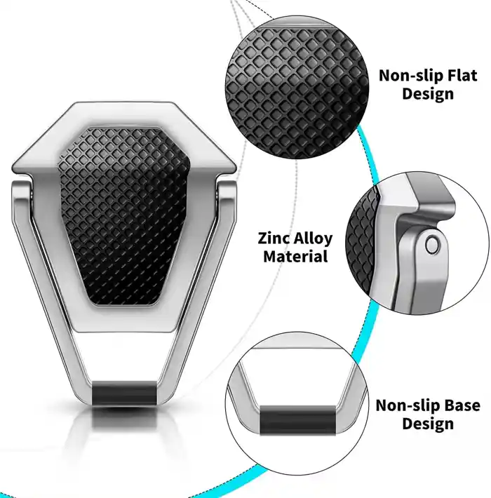 1-Pair Metal Universal Foldable Laptop Stand Office Work Non Slip Desktop Adjustable Laptop Cooling Stand